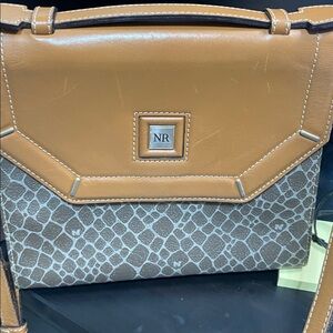 Nina Richy Tan and Gray Women's Bag